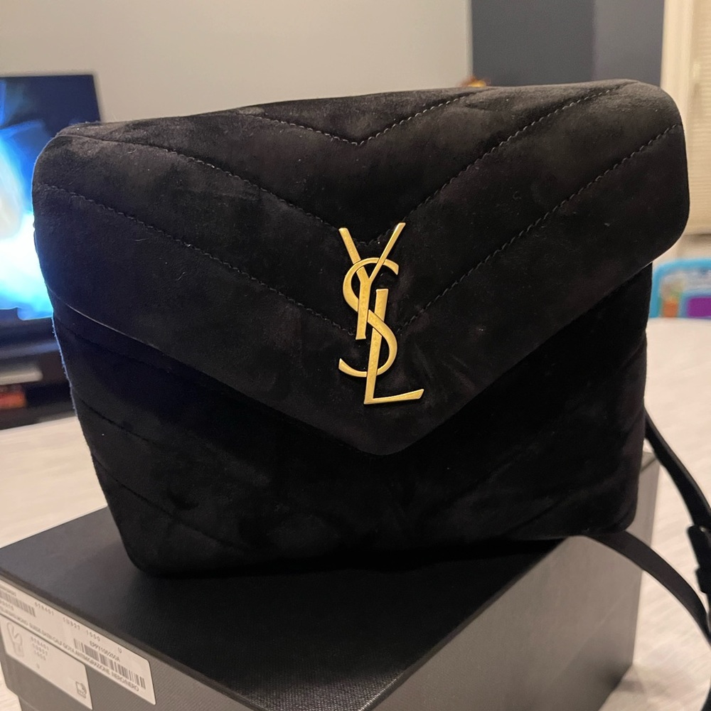❗️SOLD❗️YSL LouLou Toy Suede Crossbody Bag